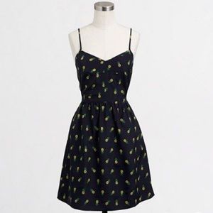 🎉HP🎉J. Crew Pineapple Spaghetti Strap Dress